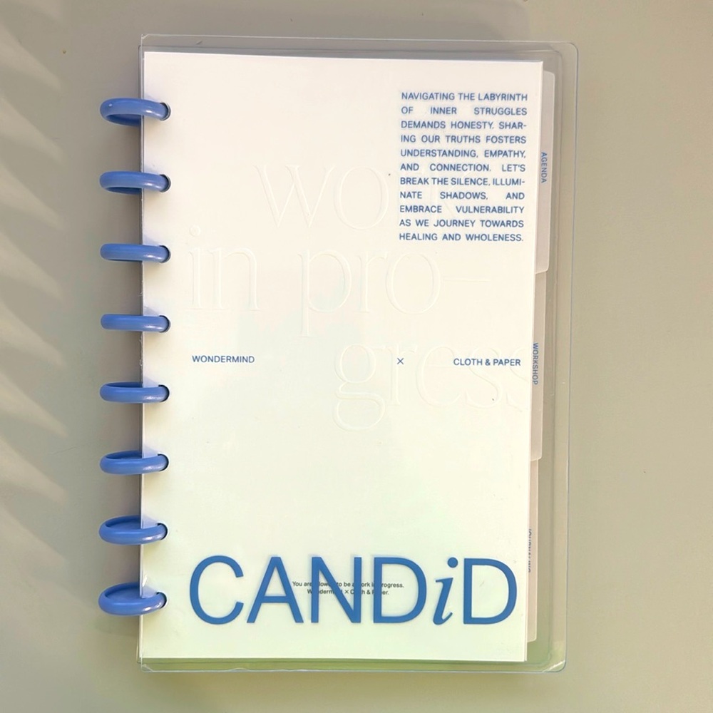 Cloth & Paper Candid Wellness Discbound Journal and Accessories